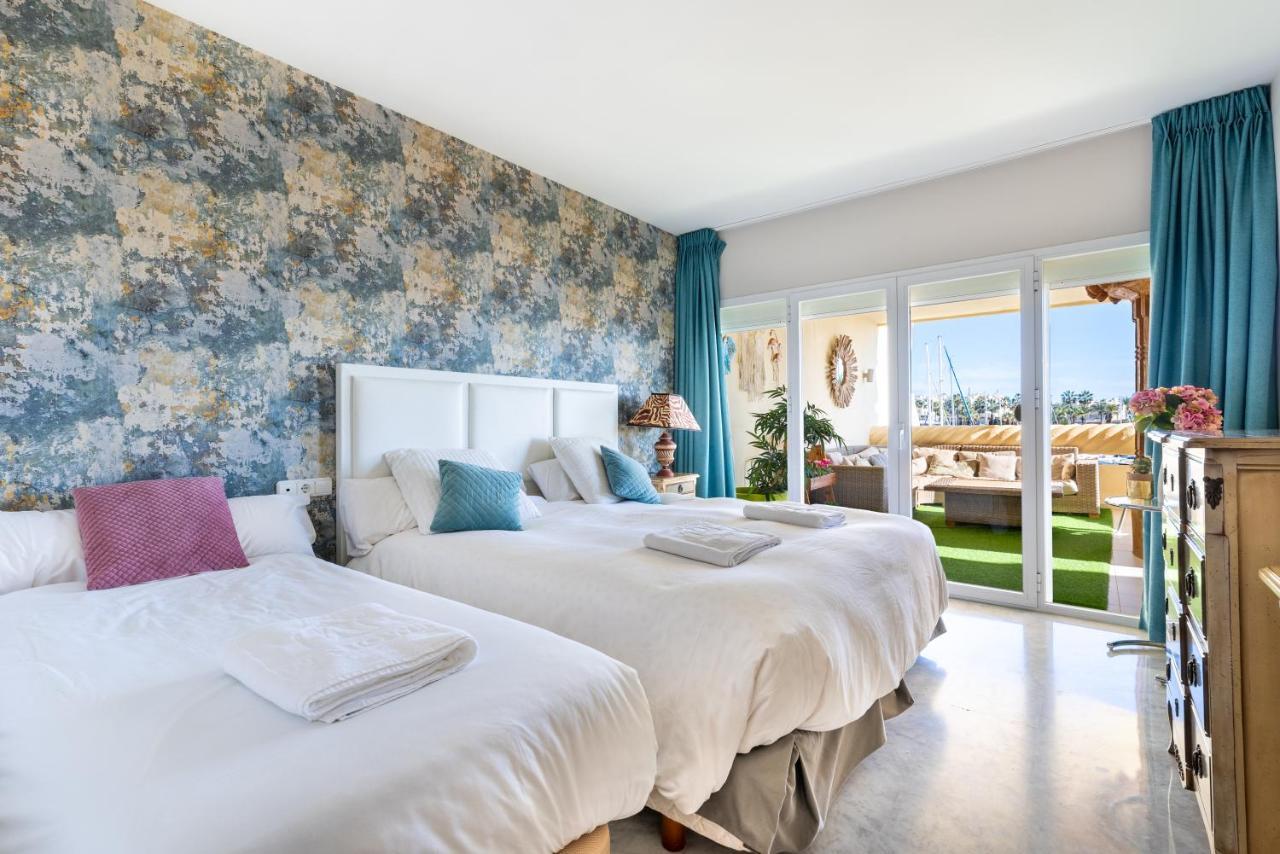 בנאלמדנה Wintowinrentals Luxury And Sea View Inside Puerto Marina מראה חיצוני תמונה