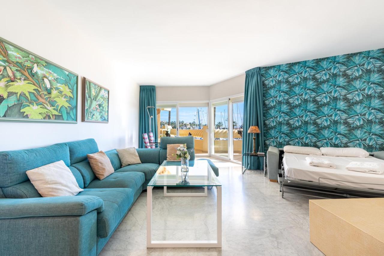 בנאלמדנה Wintowinrentals Luxury And Sea View Inside Puerto Marina מראה חיצוני תמונה