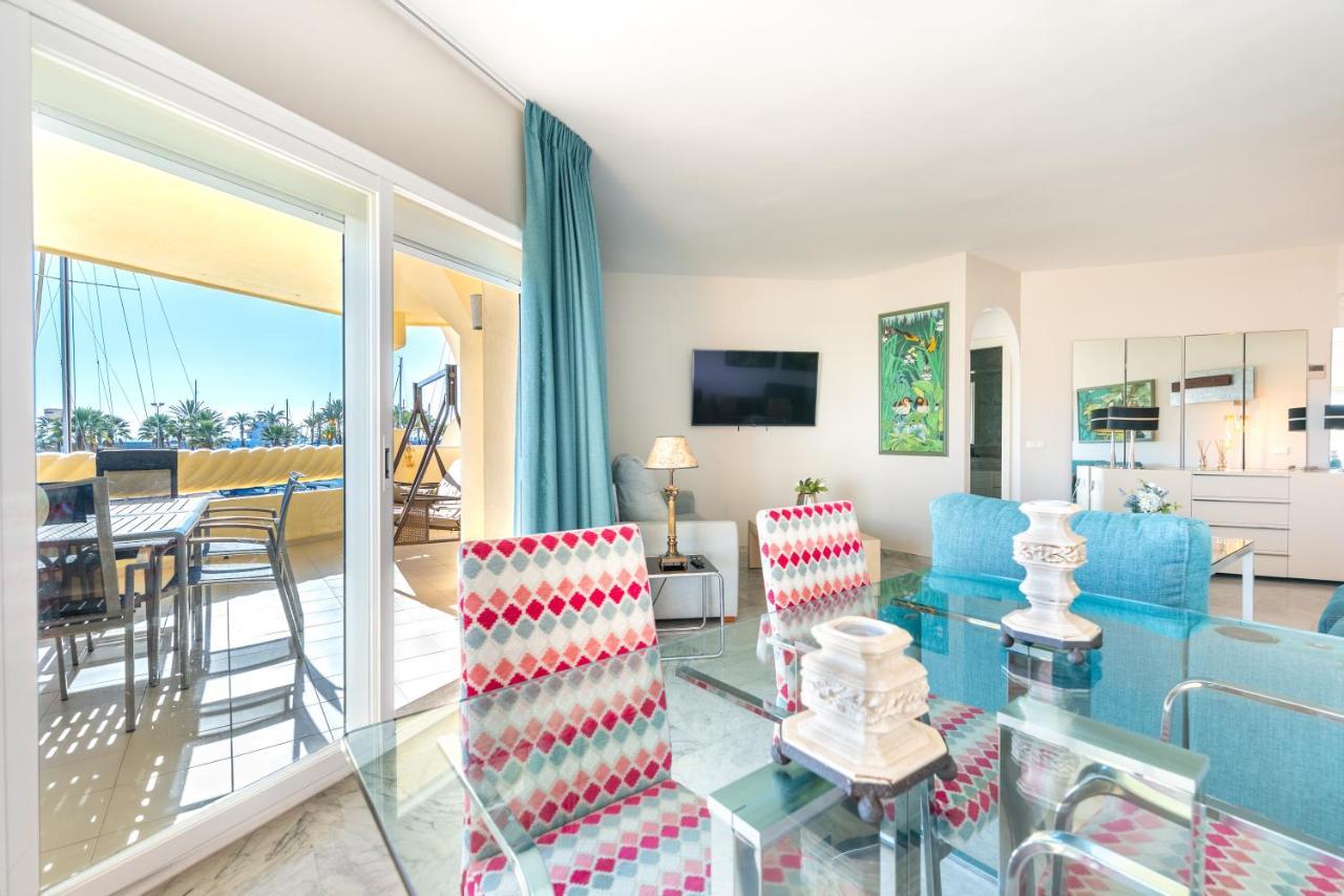 בנאלמדנה Wintowinrentals Luxury And Sea View Inside Puerto Marina מראה חיצוני תמונה