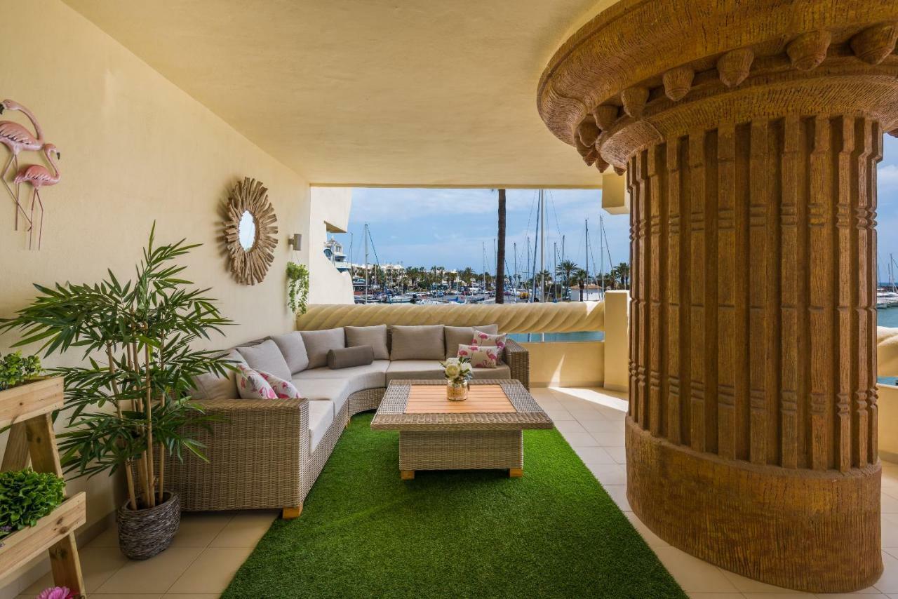 בנאלמדנה Wintowinrentals Luxury And Sea View Inside Puerto Marina מראה חיצוני תמונה